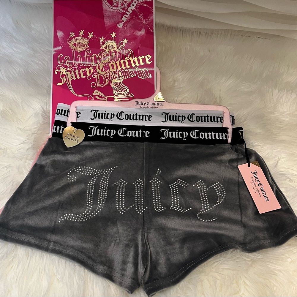 *BRAND NEW* Juicy Couture 2 Pack Velour Sleep Shorts - Size S